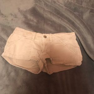 Size 1 Hollister tan shorts!